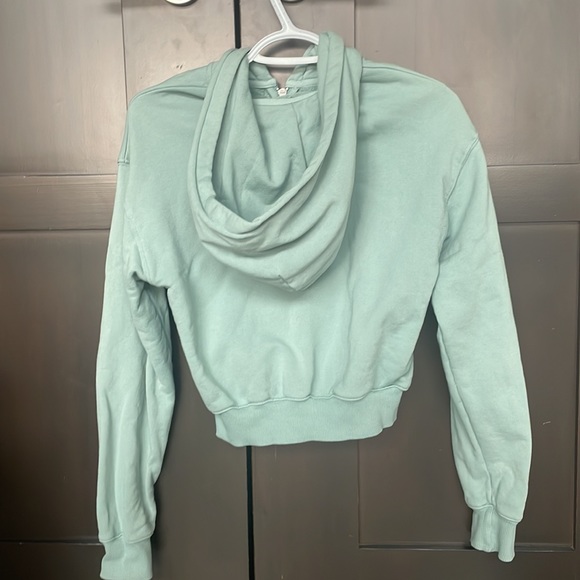 Aritzia Wilfred Free Terry Fleece 1/4-Zip Hoodie - Picture 3 of 5